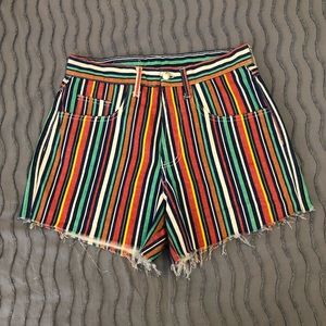 Vintage Paris Blues High Waisted Jean Shorts - Size L